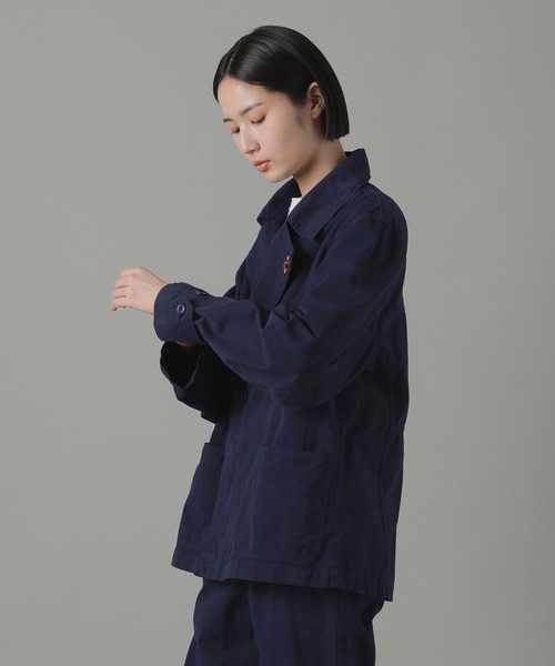 ZUCCa（ズッカ）の「(S)コットンツイル / ジャケット / (O)（テーラードジャケット・レディース・ブルー/ホワイト/ダークグレー・S size/M size）」の5枚目の写真