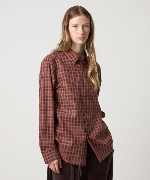 steven alan チェック柄 長袖シャツ Steven Alan＞コットン チェック シャツ（シャツ/ブラウス