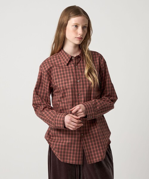 Steven Alan＞コットン チェック シャツ（シャツ/ブラウス