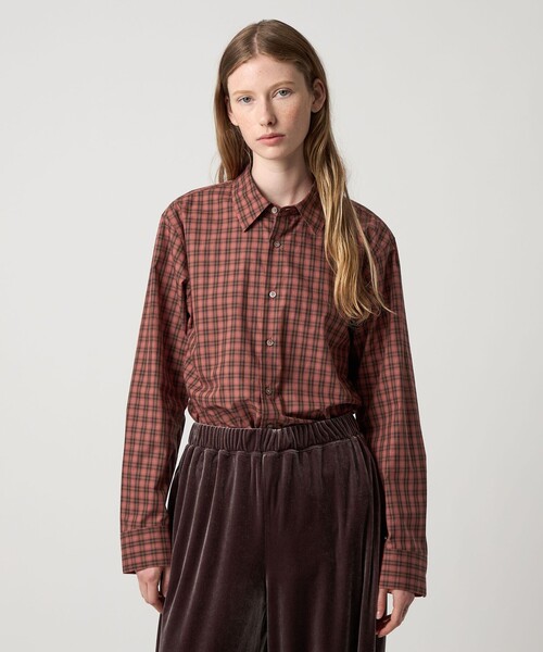 Steven Alan（スティーブンアラン）の「＜Steven Alan＞コットン チェック シャツ（シャツ/ブラウス・レディース・オフホワイト/コバルトブルー/レッド・S/M/L）」の19枚目の写真