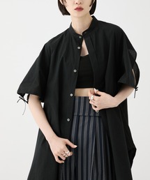 FEMMENT（ファモン）の「【FEMMENT/ファモン】《STUDIOUS別注》 Coボイルサッカーケープスリーブシャツ（Tシャツ/カットソー）」