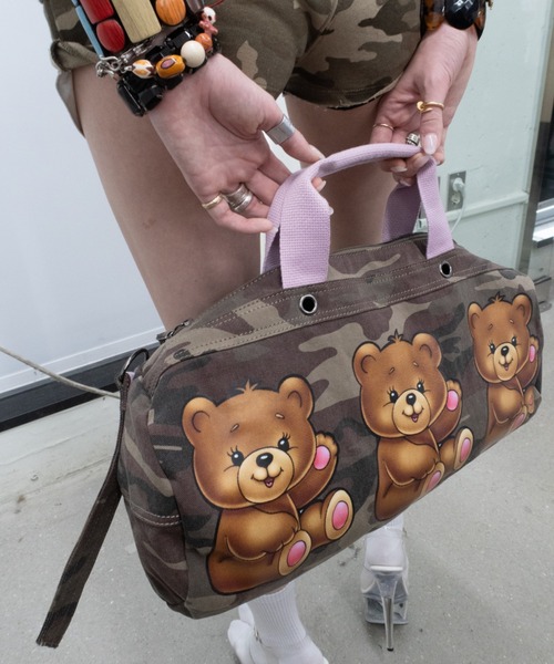 sculptor Fluffy Slouchy Satin Bag ファーバッグ M10936822 - バッグ