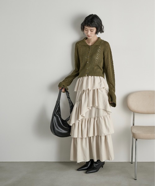 THE YOn（ザヨン）の「ハーフムーンワンショルダーバッグ（ショルダーバッグ・レディース・マスタード/セージグリーン/ブラック/ワインレッド・FREE）」の19枚目の写真