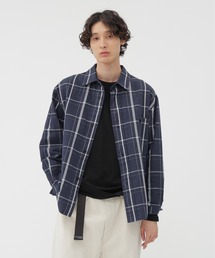 MHL. エムエイチエル　チェック柄シャツ　長袖　メンズ　M チェック柄の長袖シャツ メンズ Mサイズ - メルカリ