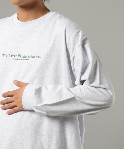 RAGEBLUE(レイジブルー)の「10s/ロゴプリントスウェットロンT(Tシャツ/カットソー・メンズ・ブラック/グリーン/ホワイト・LARGE/MEDIUM)」の11枚目の写真