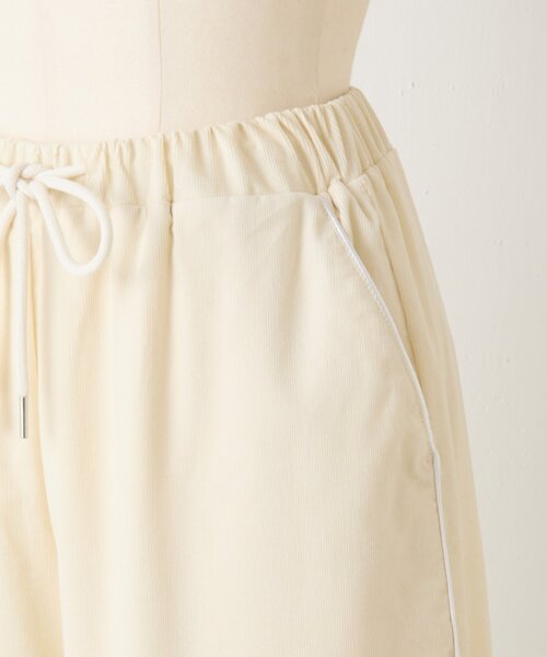 BEARDSLEY（ビアズリー）の「《15 quinze》サイドラインコーデュロイパンツ（その他パンツ・レディース・アイボリー/キャメル・FREE）」の22枚目の写真