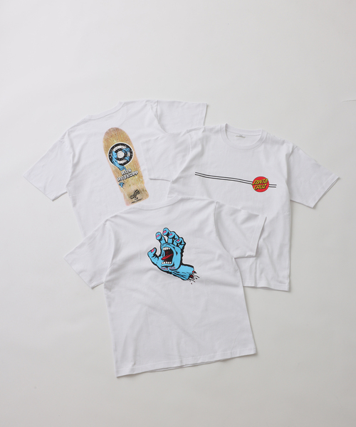 スタンダードカルフォルニア サンタクルーズ コラボ Tシャツ 水色　青　xl 期間限定ポイント5倍キャンペーン中!!] 新品 スタンダード