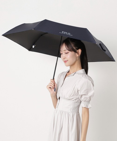 ポロ ラルフ ローレン 晴雨兼用 折りたたみ傘 遮光100% コンパクト POLO RALPH LAUREN 折りたたみ傘 「WEB限定」遮光100% 晴雨兼用