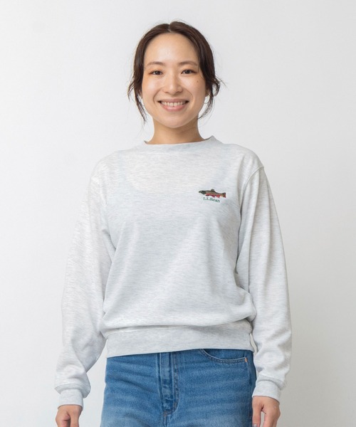 L.L.Bean(エルエルビーン)の「【JAPAN EDITION】ジョーンズポート・クルーネック・スウェットシャツ(スウェット・レディース・ブラック系/グレー系・MEDIUM)」の2枚目の写真