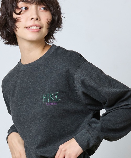 L.L.Bean(エルエルビーン)の「【JAPAN EDITION】ジョーンズポート・クルーネック・スウェットシャツ(スウェット・レディース・ブラック系/グレー系・MEDIUM)」の22枚目の写真