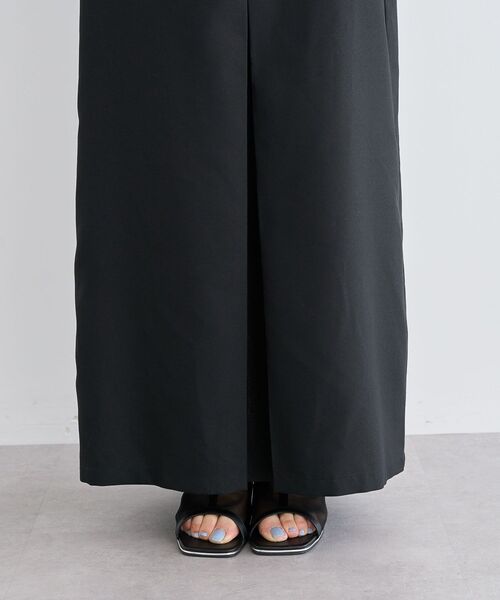 Green　Parks（グリーンパークス）の「ウエストレイヤーボックスプリーツスカート（スカート・レディース・チャコールグレー/ブラック/ブラウン・FREE）」の22枚目の写真