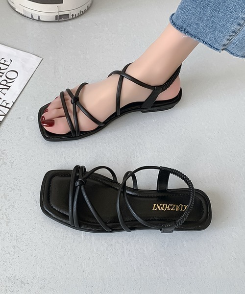 blackdia ocean(ブラックダイヤオーシャン)の「blackdia ocean ストラップサンダル(サンダル・レディース・ブラック・22.5cm/23.0cm/23.5cm/24.0cm/24.5cm/25.0cm)」の3枚目の写真