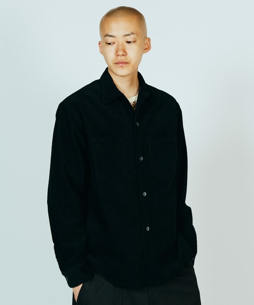 TOWNCRAFT / タウンクラフト 50S BLACK LOOP COLLAR SHIRT オープン