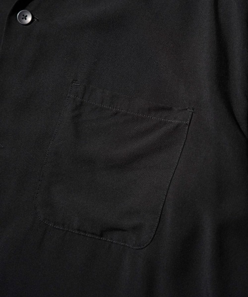 セール】TOWNCRAFT / タウンクラフト 50S BLACK LOOP COLLAR SHIRT