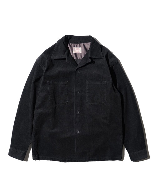 TOWNCRAFT / タウンクラフト 50S BLACK LOOP COLLAR SHIRT オープン
