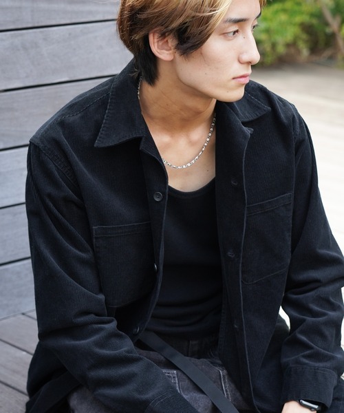TOWNCRAFT / タウンクラフト 50S BLACK LOOP COLLAR SHIRT オープン
