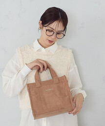 MONO　COMME CA | コーデュロイミニトート(トートバッグ)