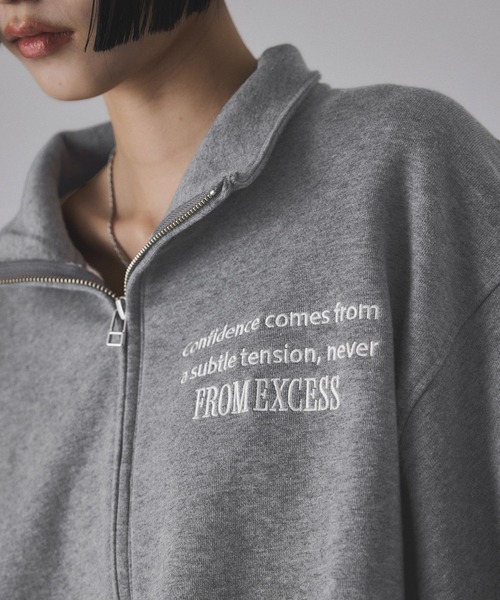 サステナブル】ハーフジップスウェット（スウェット）｜ADAM ET