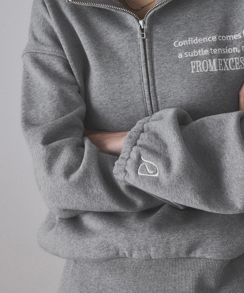 アダムエロペ　トレーナー スウェット 「サステナブル」ハーフスリーブスウェット ADAM ET ROPE' トレーナー スウェット 「サステナブル」ハーフ