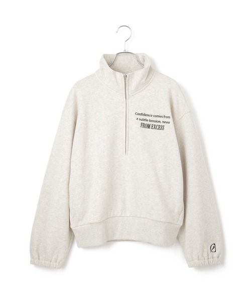 サステナブル】ハーフジップスウェット（スウェット）｜ADAM ET