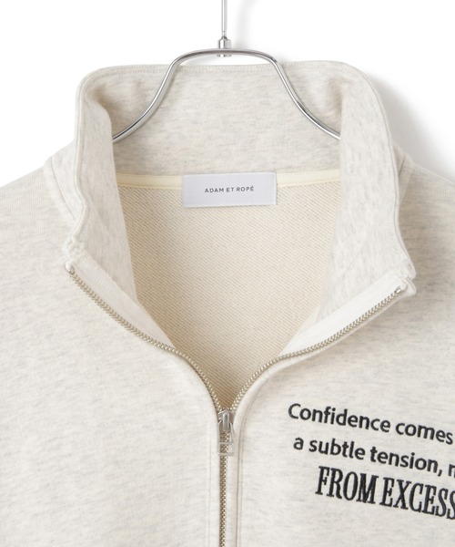 セール】【サステナブル】ハーフジップスウェット（スウェット）｜ADAM