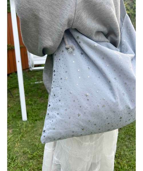 WC（ダブル シー）の「《秋冬新作★》星柄トートバッグ（トートバッグ・レディース・サックスブルー/ピンク・FREE）」の18枚目の写真