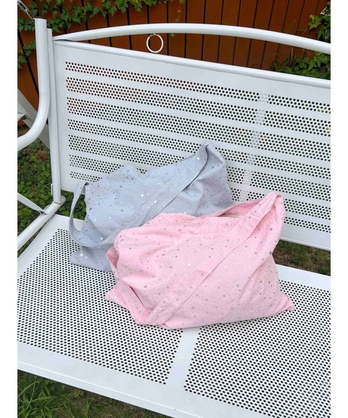 WC（ダブル シー）の「《秋冬新作★》星柄トートバッグ（トートバッグ・レディース・サックスブルー/ピンク・FREE）」の11枚目の写真