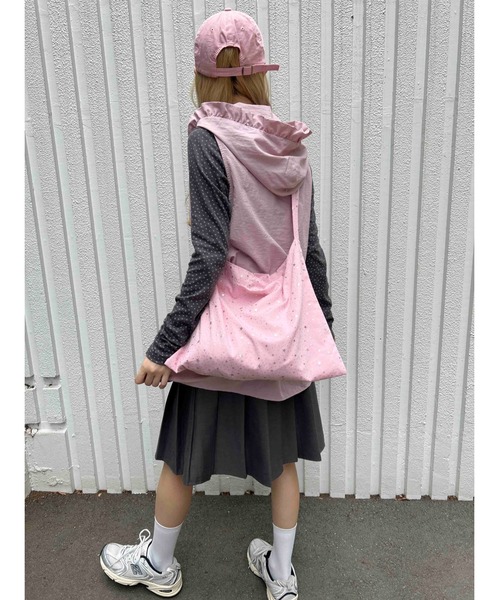 WC（ダブル シー）の「《秋冬新作★》星柄トートバッグ（トートバッグ・レディース・サックスブルー/ピンク・FREE）」の13枚目の写真