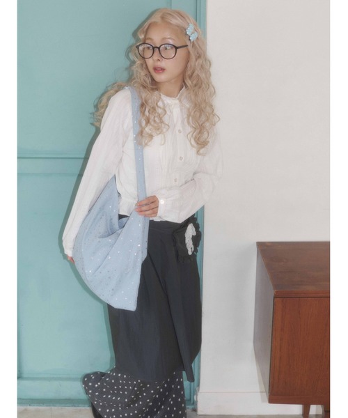 WC（ダブル シー）の「《秋冬新作★》星柄トートバッグ（トートバッグ・レディース・サックスブルー/ピンク・FREE）」の21枚目の写真