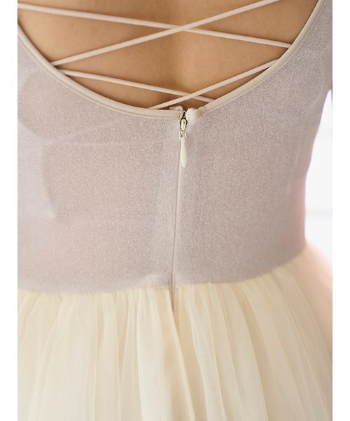 Chacott】ベロア×チュールワンピース（ワンピース）｜Chacott