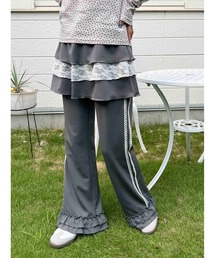 WC（ダブル シー）の「《セットアップ対応◎》スカートレイヤードトラックパンツ（その他パンツ）」