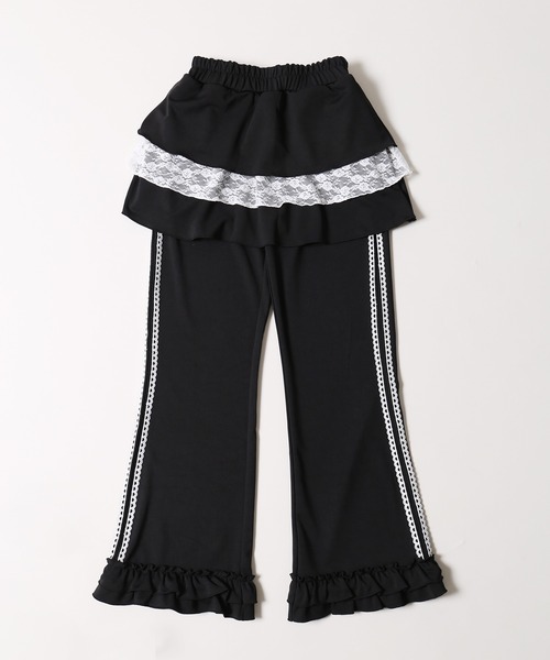 WC（ダブル シー）の「《セットアップ対応◎》スカートレイヤードトラックパンツ（その他パンツ・レディース・グレー/ブラック/ブラウン・FREE）」の22枚目の写真