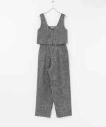 F by ROSSO | F by ROSSO　ツイードビスチェ+ワイドパンツ(セットアップ)