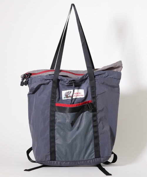 Caribou（カリブー）の「【CARIBOU MOUNTAINEERING/カリブーマウンテニアリング】2WAY/トートバッグ/リュック/バッグパック/A4サイズ収納可能【WEB限定】（トートバッグ・レディース・ベージュ/グレー・FREE）」の14枚目の写真