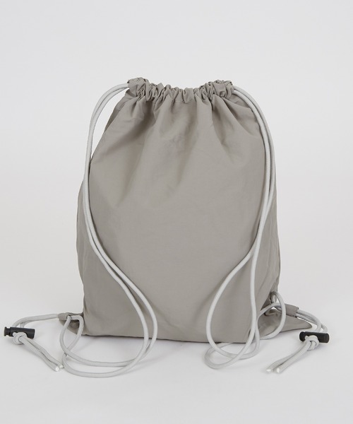 improves（インプローブス）の「ユーティリティ メッシュ ポケット ナップサック（バックパック/リュック・メンズ・ブラック/グレー・FREE）」の6枚目の写真