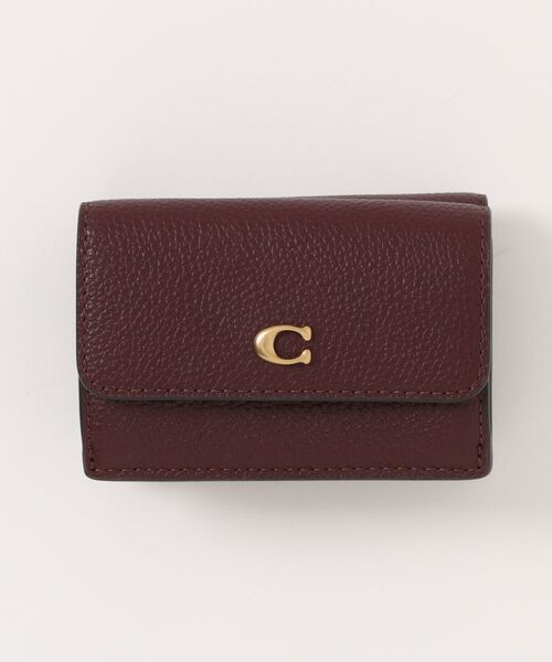 COACH（コーチ）の「ミニ トライフォールド ウォレット（財布・レディース・レッド系その他・ONE）」の7枚目の写真