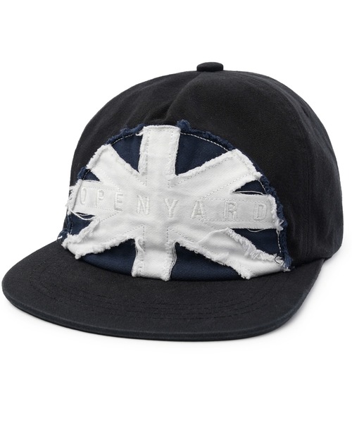 OY(オーワイ)の「『OY/オーワイ』UNION CUT PATCH CAP/ユニオンカット パッチキャップ(キャップ・レディース・ブラック/ネイビー・FREE)」の2枚目の写真