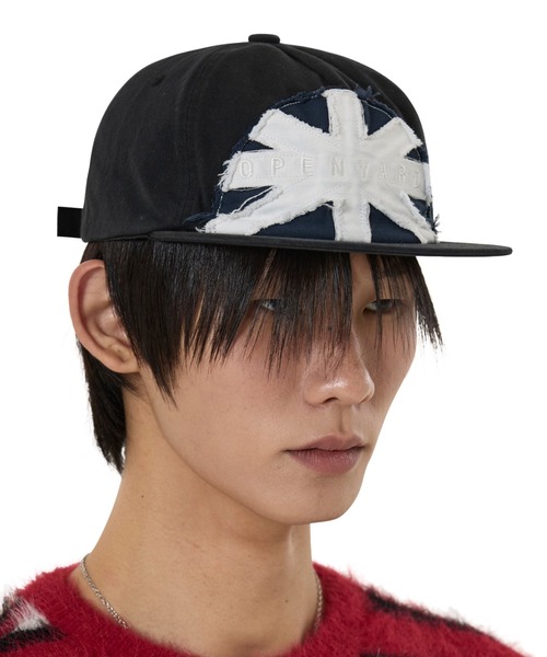 OY(オーワイ)の「『OY/オーワイ』UNION CUT PATCH CAP/ユニオンカット パッチキャップ(キャップ・レディース・ブラック/ネイビー・FREE)」の5枚目の写真