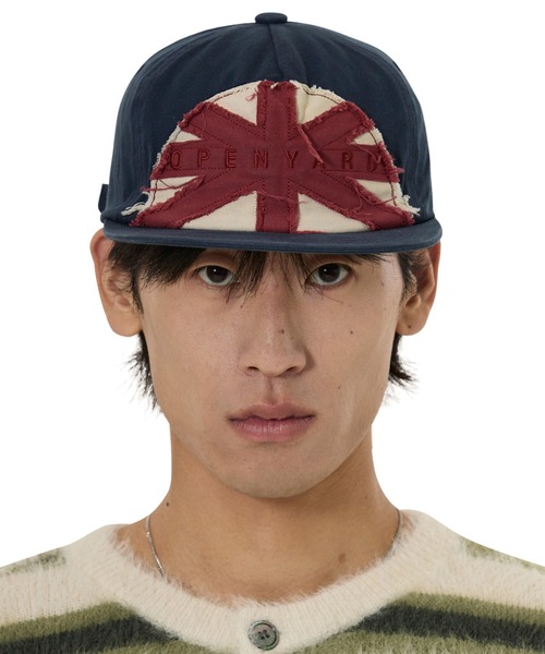 OY(オーワイ)の「『OY/オーワイ』UNION CUT PATCH CAP/ユニオンカット パッチキャップ(キャップ・レディース・ブラック/ネイビー・FREE)」の7枚目の写真