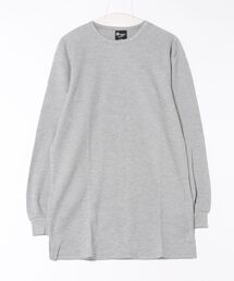 ワッフルロング丈Tシャツ