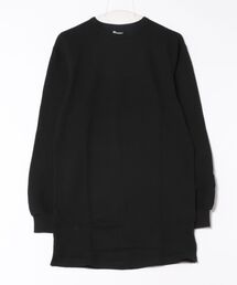 ワッフルロング丈Tシャツ