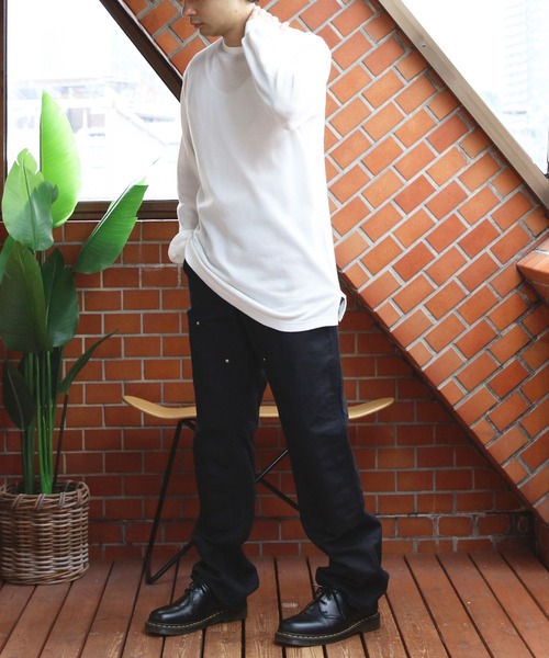 ８(eight)（エイト）の「ワッフルロング丈Tシャツ（Tシャツ/カットソー・メンズ・ホワイト/グレー/ブラック・MEDIUM/LARGE/X-LARGE）」の10枚目の写真