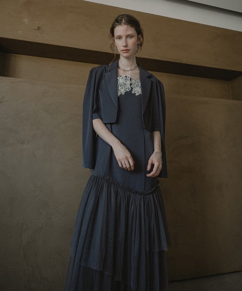 Layered tulle dress（ドレス）｜et.UNiVER（エトユニベール）の