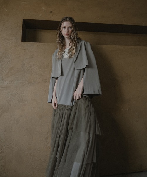 et.UNiVER（エトユニベール）の「Layered tulle dress（ドレス）」 - WEAR