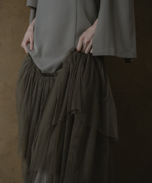 Layered tulle dress（ドレス）｜et.UNiVER（エトユニベール）の