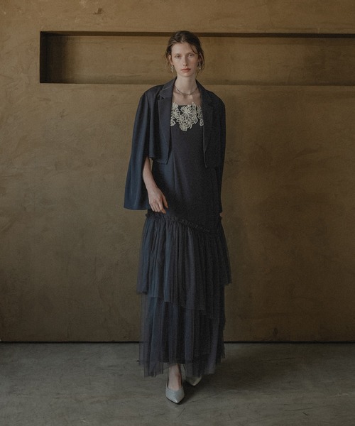 Layered tulle dress（ドレス）｜et.UNiVER（エトユニベール）の