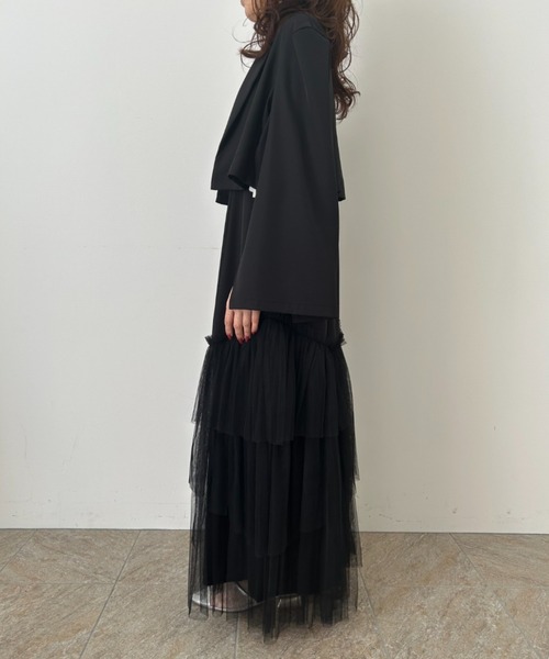 Layered tulle dress（ドレス）｜et.UNiVER（エトユニベール）の