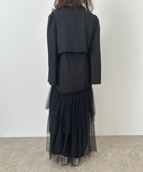 Layered tulle dress（ドレス）｜et.UNiVER（エトユニベール）の