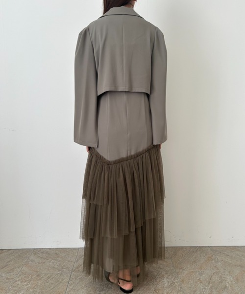 Layered tulle dress（ドレス）｜et.UNiVER（エトユニベール）の