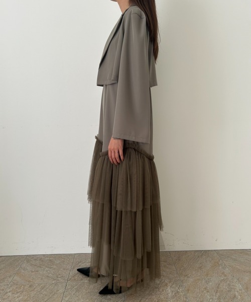 Layered tulle dress（ドレス）｜et.UNiVER（エトユニベール）の